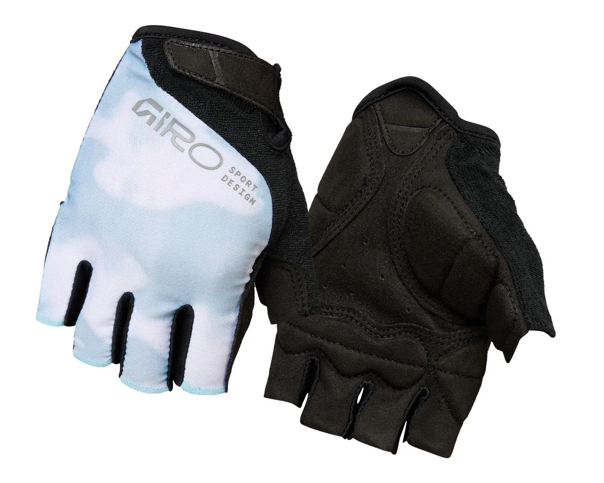 Giro Women's Jag'ette Short Finger Gloves (Sky Blue Pulse) (L)